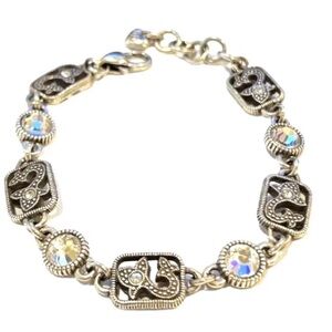 Brighton Pacific Heights Silver Crystal Bracelet 1799